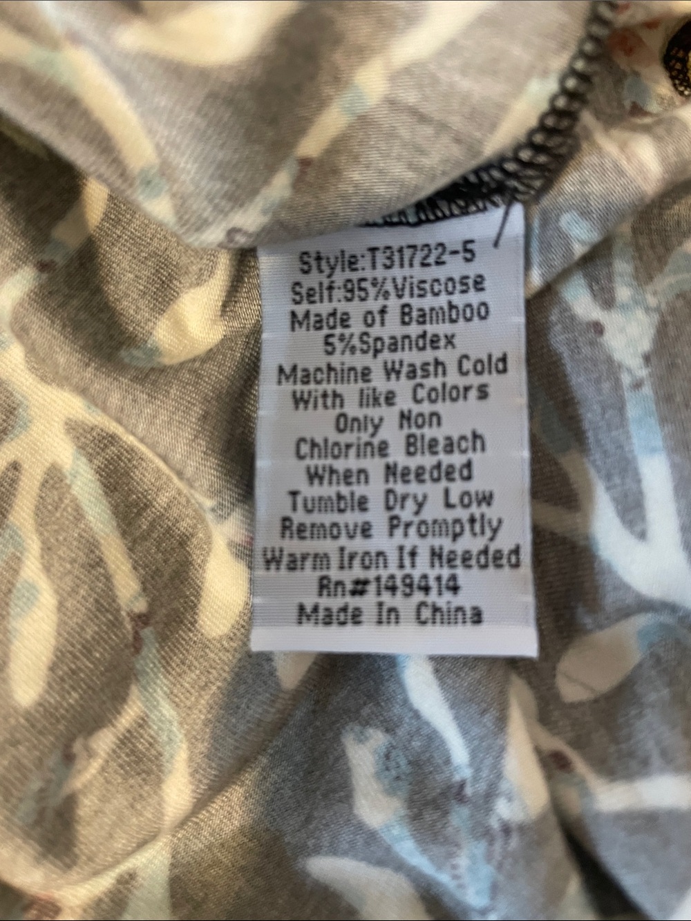 Johnny Was Black Maxi Dress with Multicolor Floral Print - Picture 4 of 4